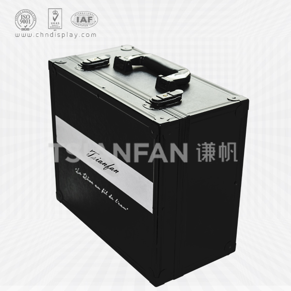 black stone sample aluminum small suitcase-px2009