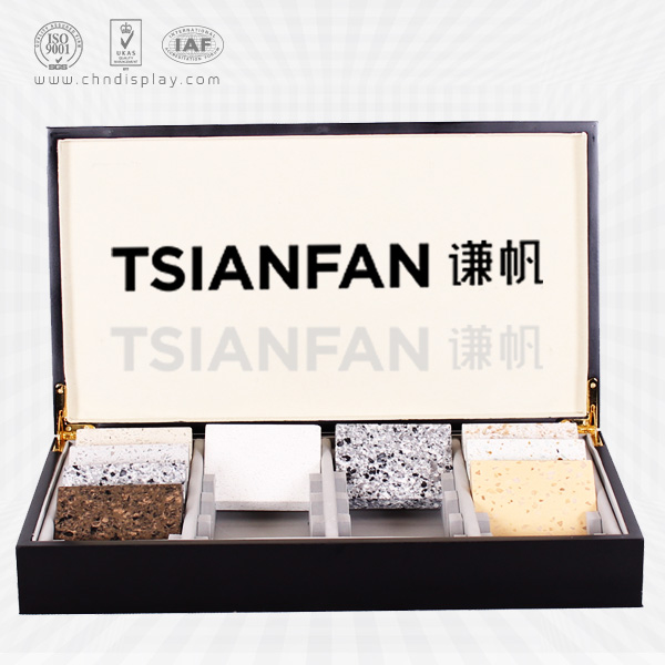 high-grade stone sample portable wooden box-mx2004