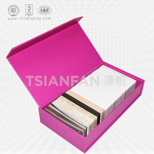 granite stone sample storage box,clamshell box-pb2023