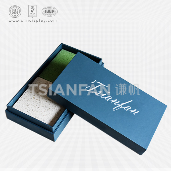 quartz stone sample color box-pb2015