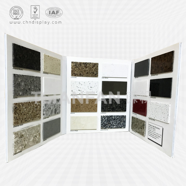 3 pages quartz stone eva sample binder-pp-eva-2053