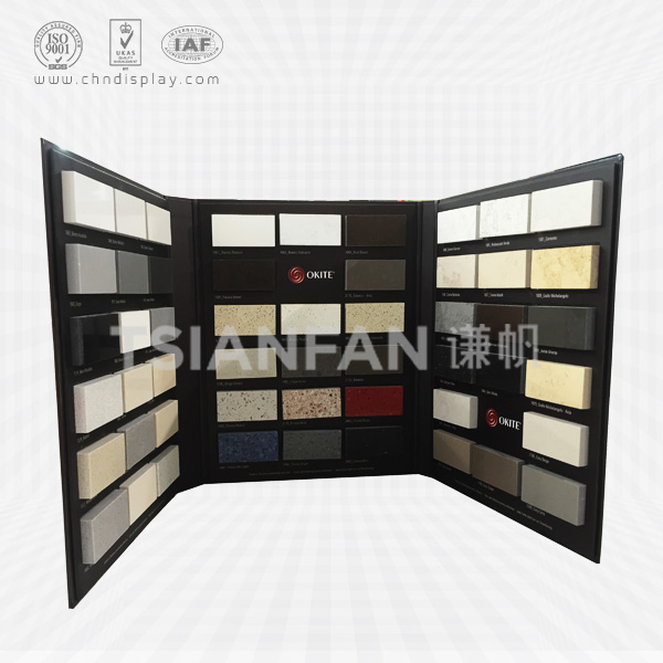 3 pages quartz stone color card sample binder-pp-eva-2043