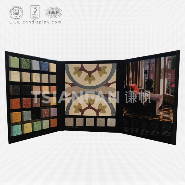 quartz stone color card sample binder-pp-eva-2042