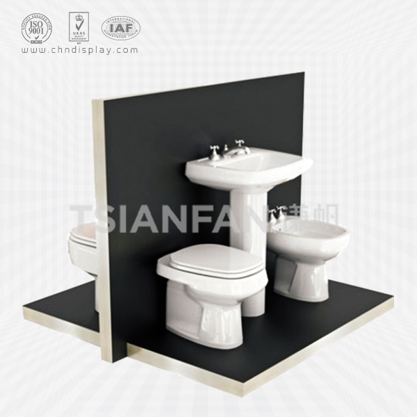 toilet display/toilet display stand /toilet display rack-vm2004