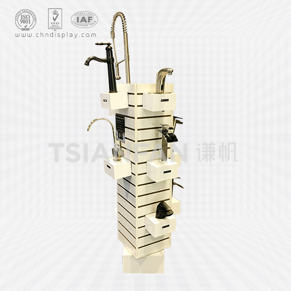 new modern mdf faucet display stand rack for faucet sale for promotion-vl2024