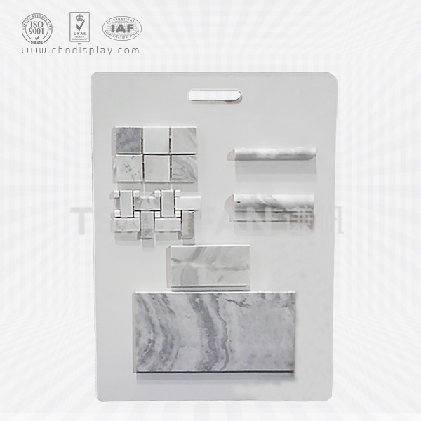 artificial stone sample mobile display board-ps2039