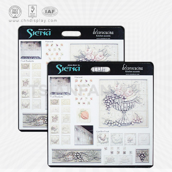 ceramic tile parquet sample exhibition board-ps2006