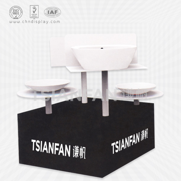 bathroom facility display stand washing basin squatting toilet holder rack-vb2013