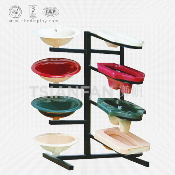 washroom sanitary ware ceramic squat toilet display rack-vb2007