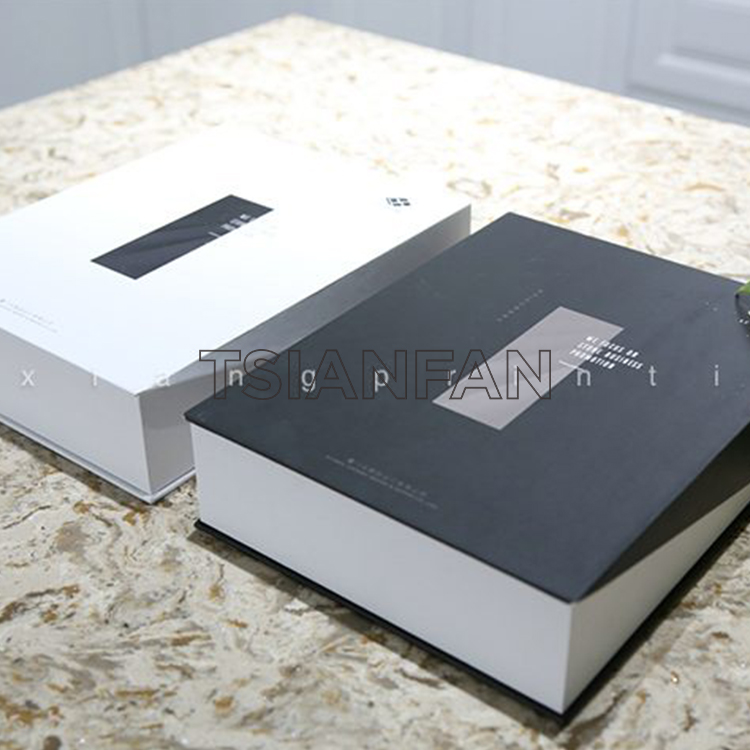 flip stone sample box for quartz stone and marble stone packaging display-pb2010