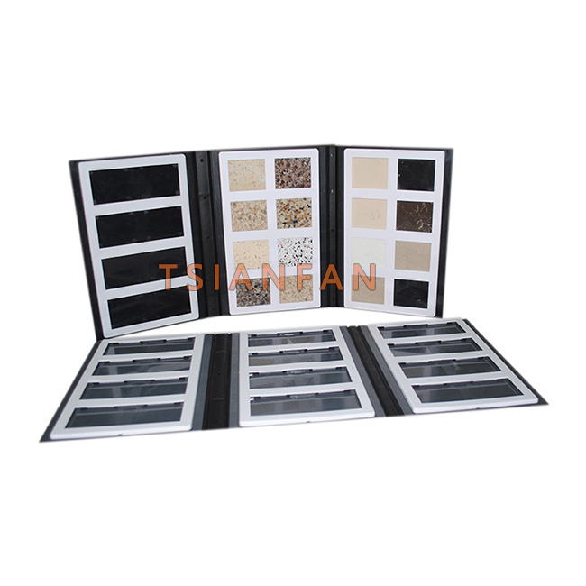 3-page stone sample book for quartz stone display-2019