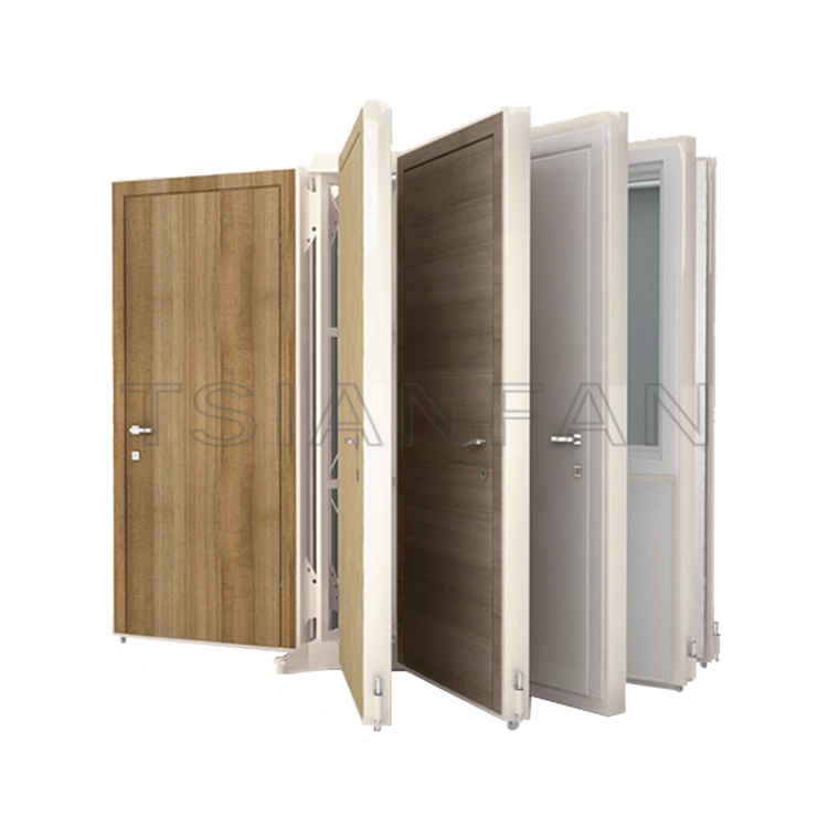 wood door display frame,open book style-d2006