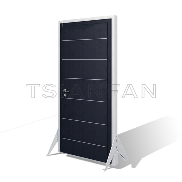 single wood door sample display stand-d2020