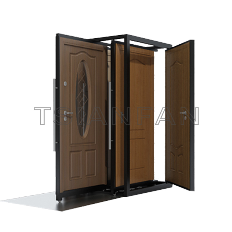 wood door sample display stand,multi-functional-d2016