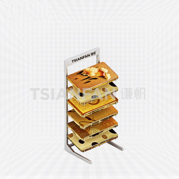 floor standing carpeted rack display,stackable carpet racks-ce2018