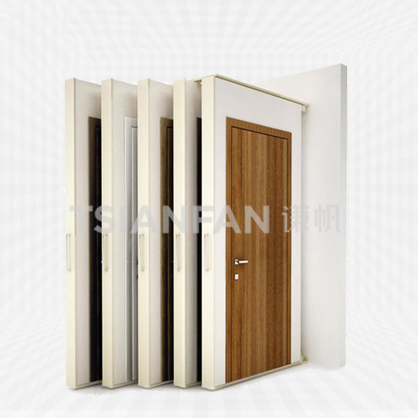 wood door display stand,push and pull style-d2011