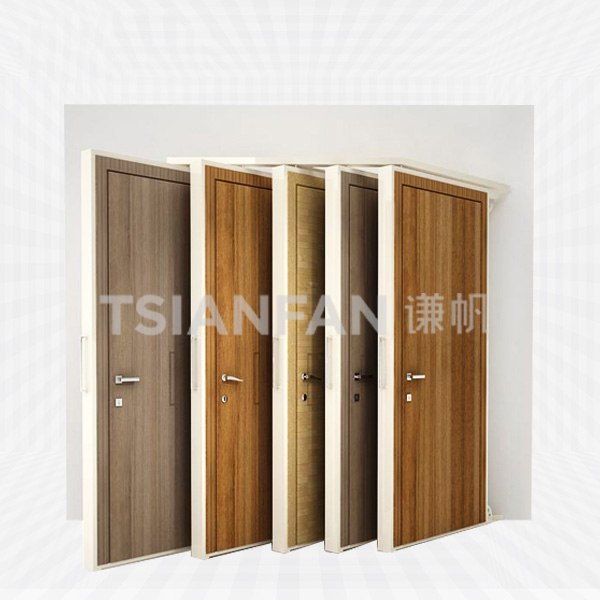 high performance new style wooden door display nylon rack-d2012