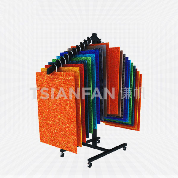 supermarket floor carpet display rack,hanging style-ce2003