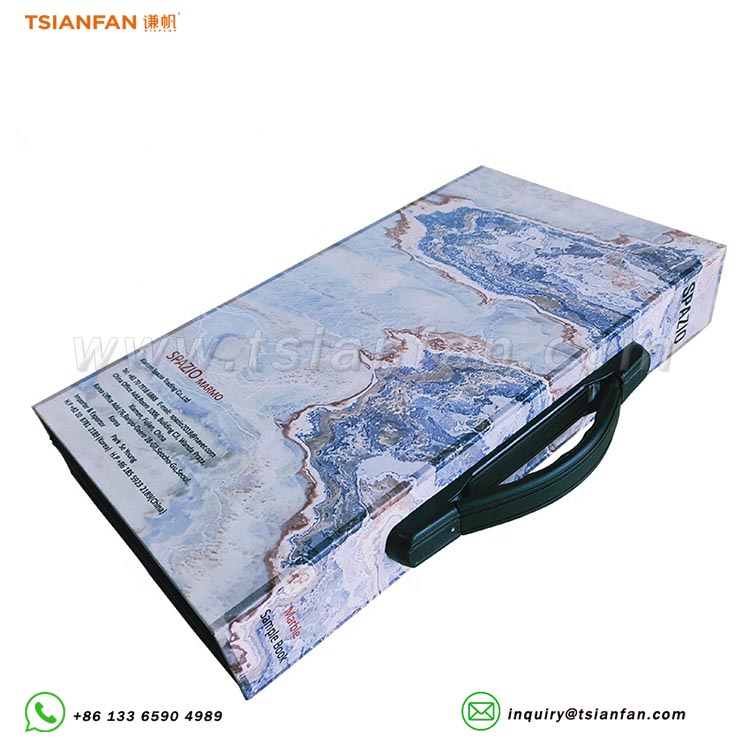 custom portable tile stone sample folder