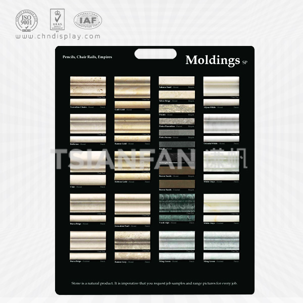 sample display board for ceramic tile, quartz stone, marble, granite and other stone products-ps2026