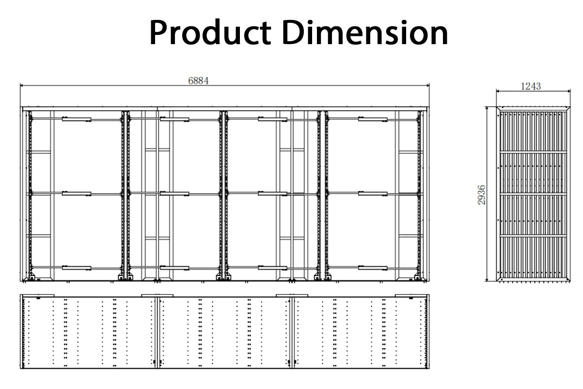 XXL displays for large format tiles