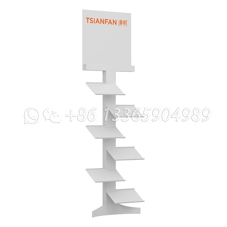 Staggered Slant Tray Stone Display Rack-CE145