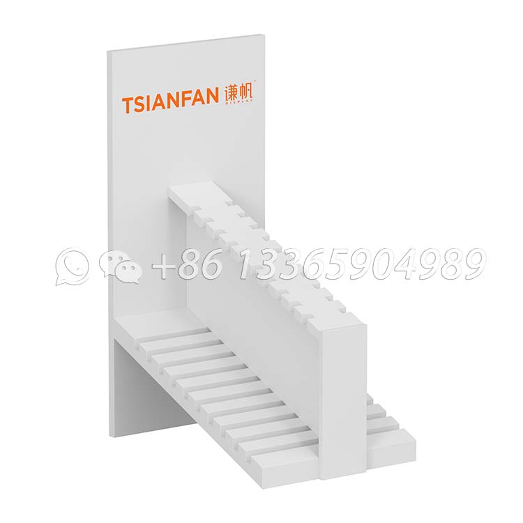 L-Shaped Slotted Stone Sample Display Rack-CE2208