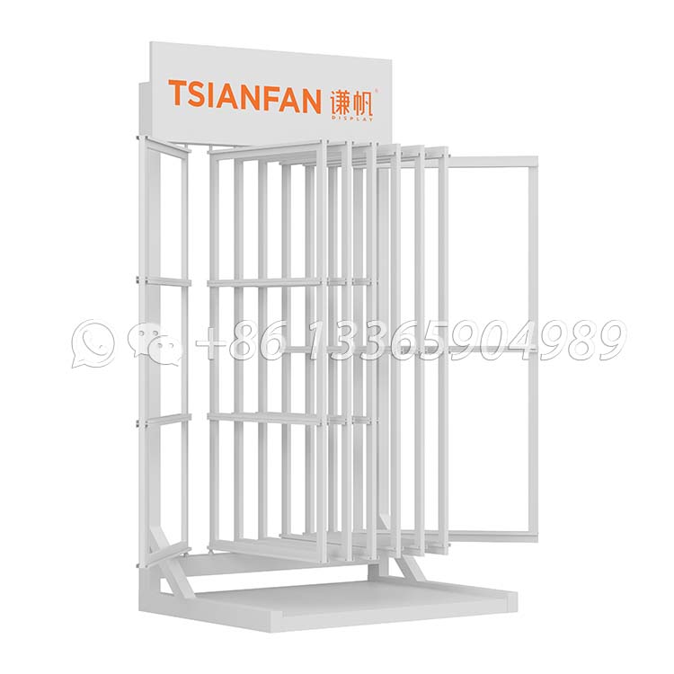 Flip Page Stone Slab Display Rack-CF085