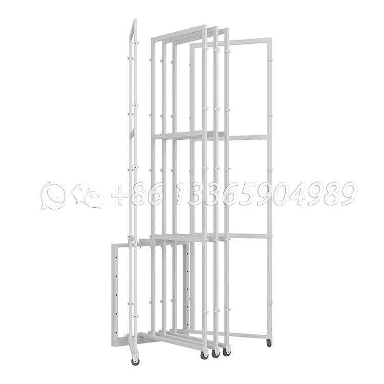 Wheel Flip Stone Slab Display Rack-CF107