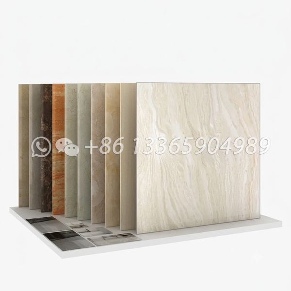hot sale floor oblique plug 10 rows of small tiles display stand e2037