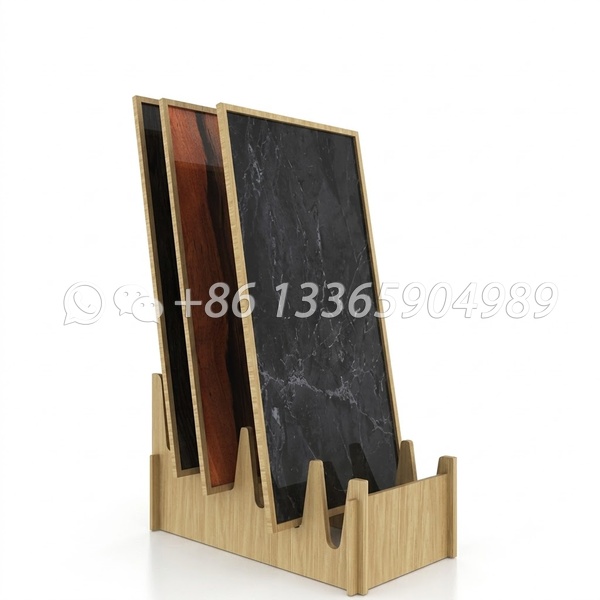 wooden sample display stand for ceramic tile-e2069