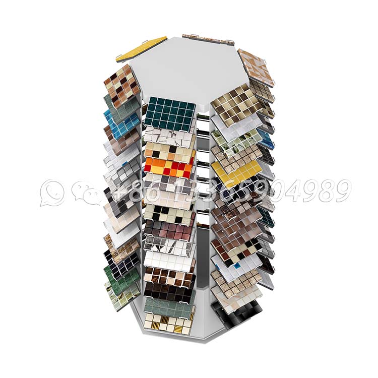 Double-sided Tilt Mosaic Rotating Display Rack-ML933 - Image 5