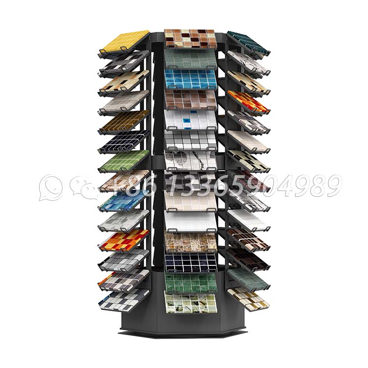 Double-sided Tilt Mosaic Rotating Display Rack-ML933 - Image 6
