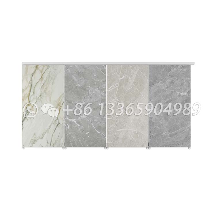 Four-Panel Side-by-Side Stone Slab Display Rack-SD012