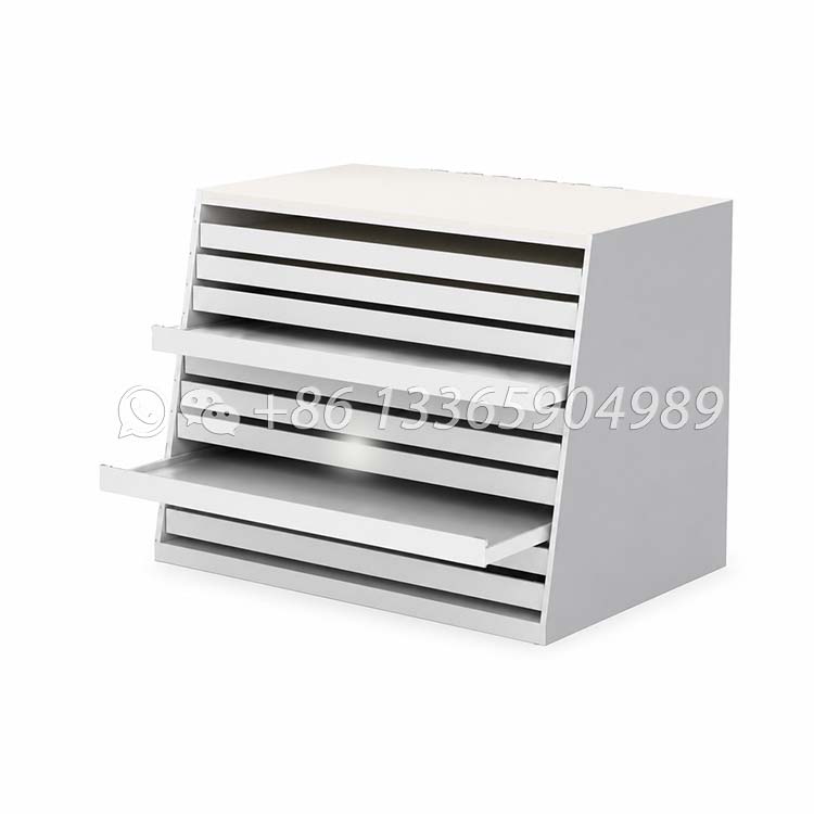 Custom tile sample display cabinet with storage-CC608