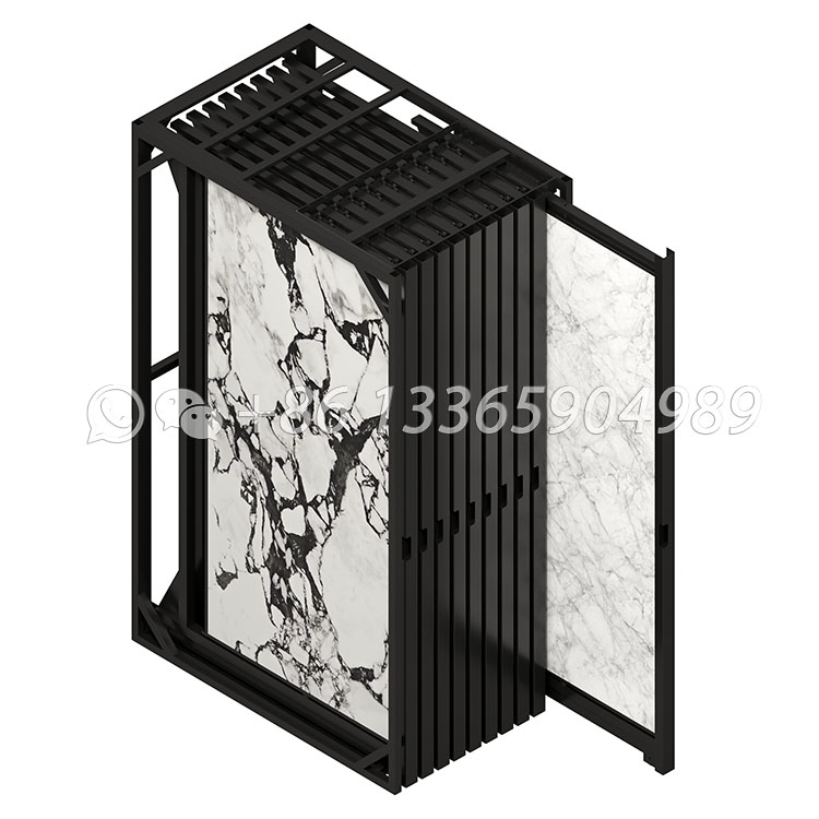 porcelain tiles push-pull display stands-CT011