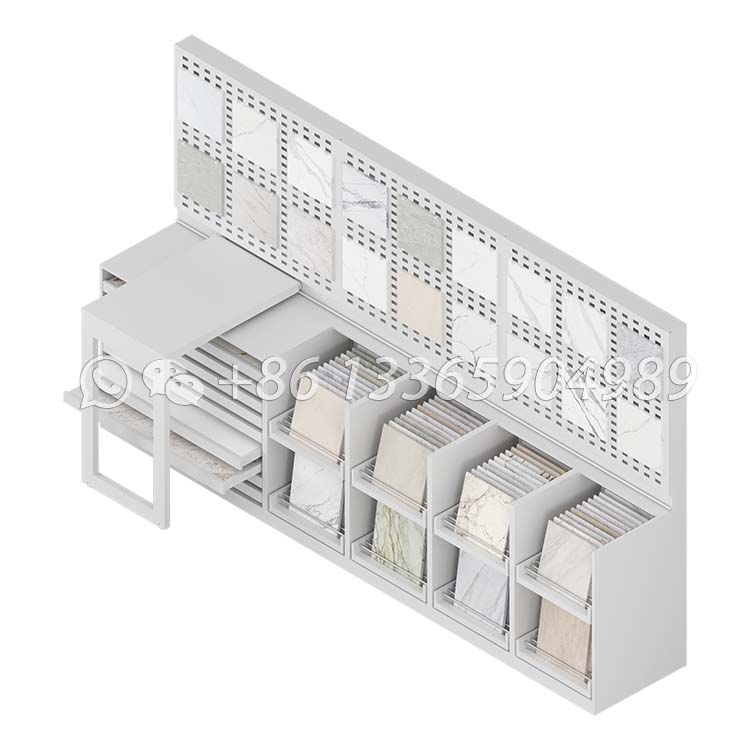sample tiles combination display stand stone display ideas-CH2110