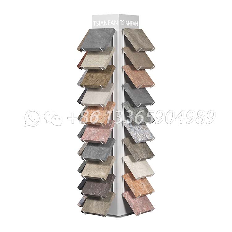 artificial quartz stone samples a-shaped display rack-srl909 - Image 5