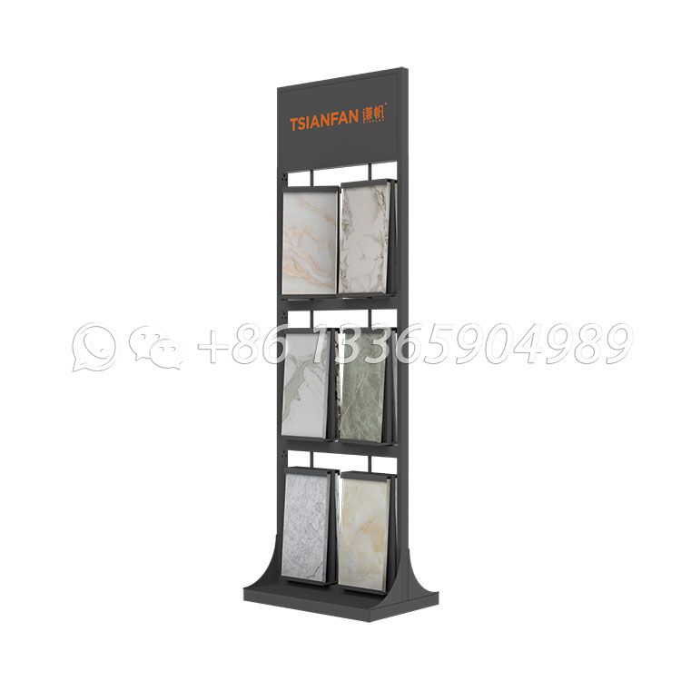 Vertical Stone Sample Display Rack for Tile and Marble Showroom-SRL953
