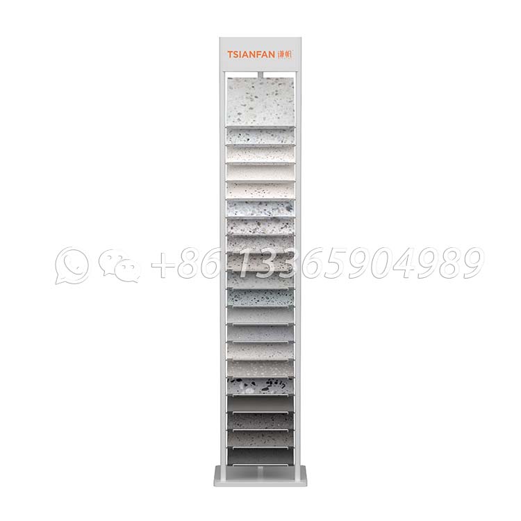 Floor display organizer stone flooring showcase quartz stone sample rack-SRL004 - Image 5