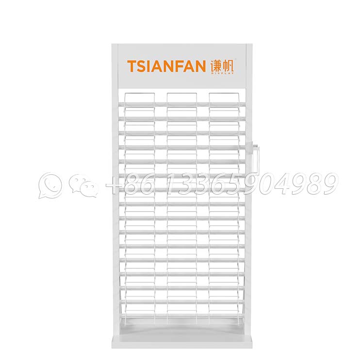 Triangular stable quartz stone display stand durable display rack for showroom-SRL132 - Image 5