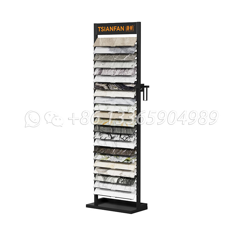Freestanding Tile Sample Display Rack for Ceramic and Stone Showrooms-SRL018-1