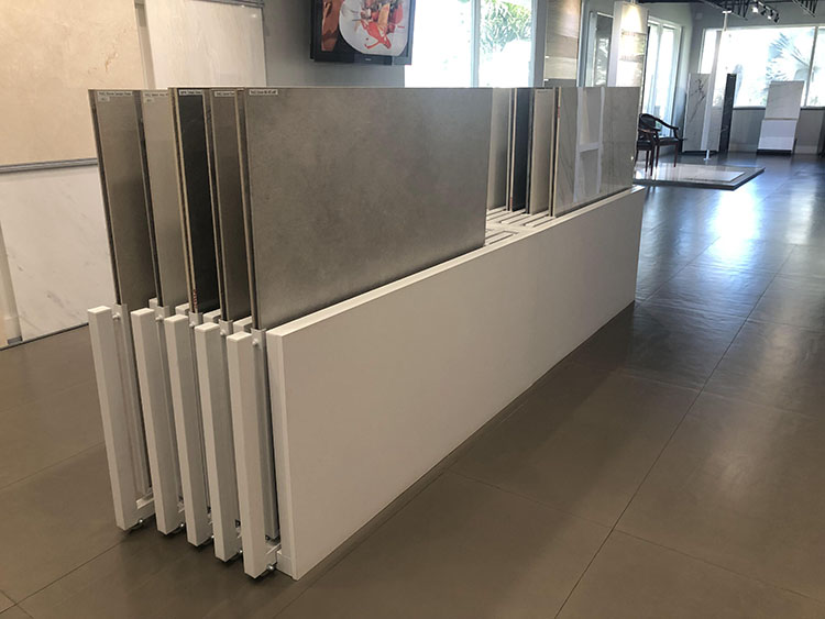 tile showroom display rack