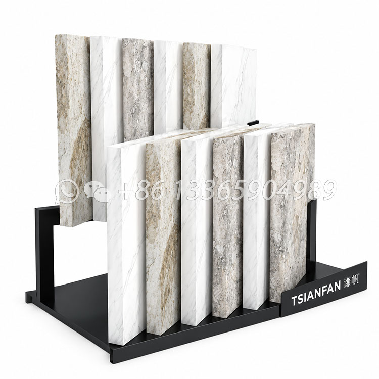metal quartz desktop display rack_chic shape-srt202