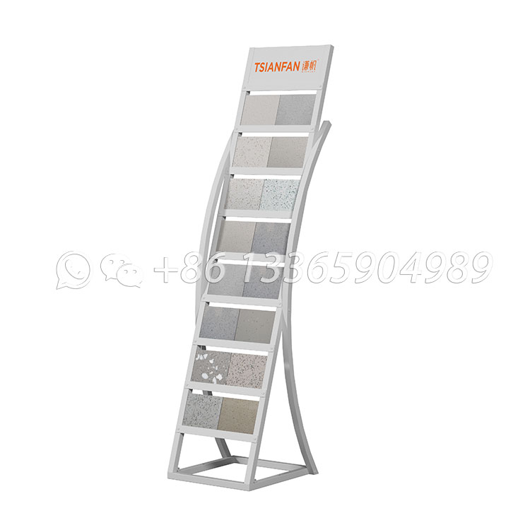 Freestanding Inclined Tile Sample Display Rack for Stone and Ceramic Showrooms-srl008 - Image 3