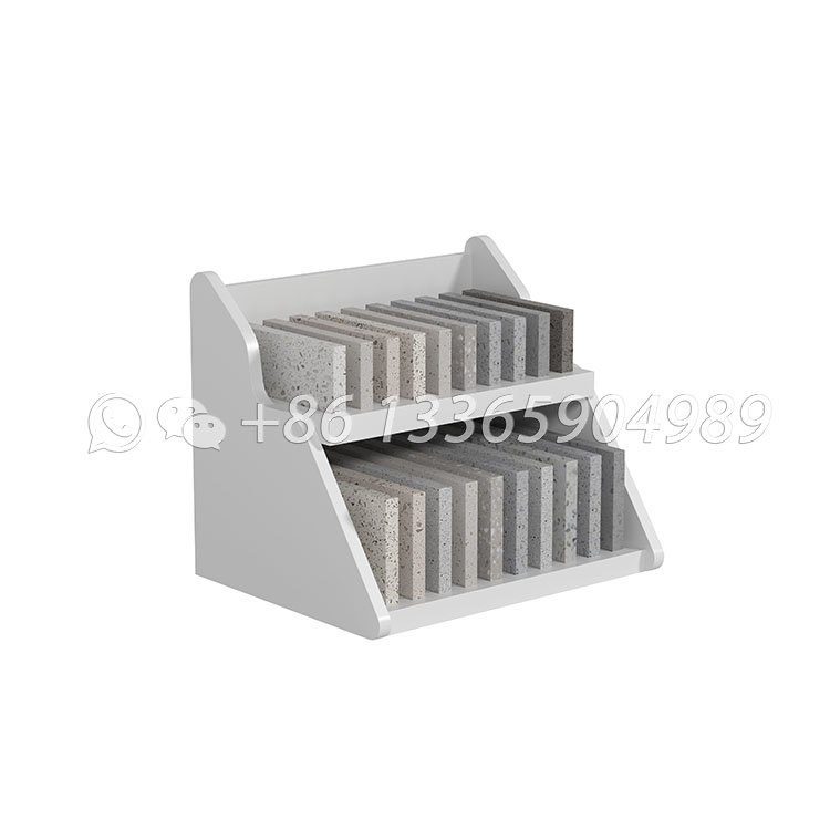 granite stone display rack table top display stand-SRT814