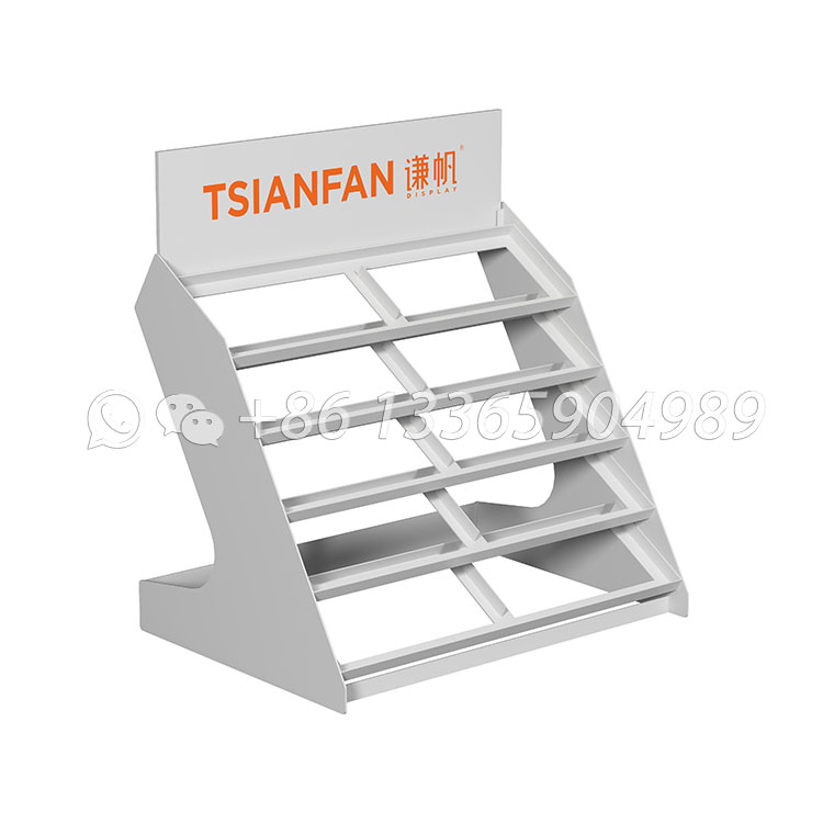 sleek floor stands for showcasing granite panel rack-SRT905 - Image 2
