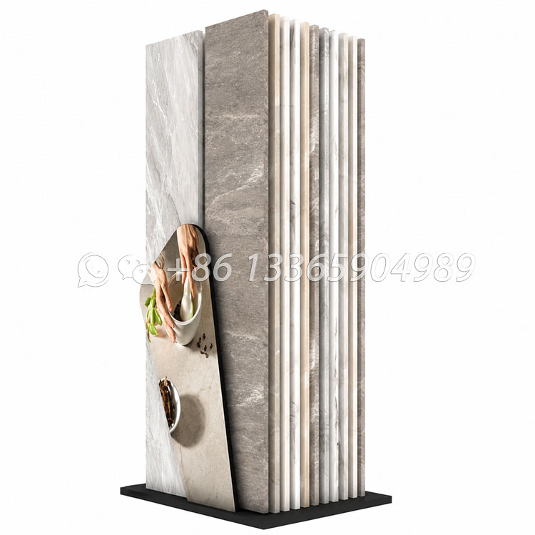 Freestanding Large Slab Display Rack for Stone and Tile Showrooms-SRL956